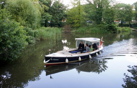 Electric boat Royal Union Canal Hythe in Kent